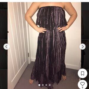 Free People off shoulder romper jumpsuit oversized xl